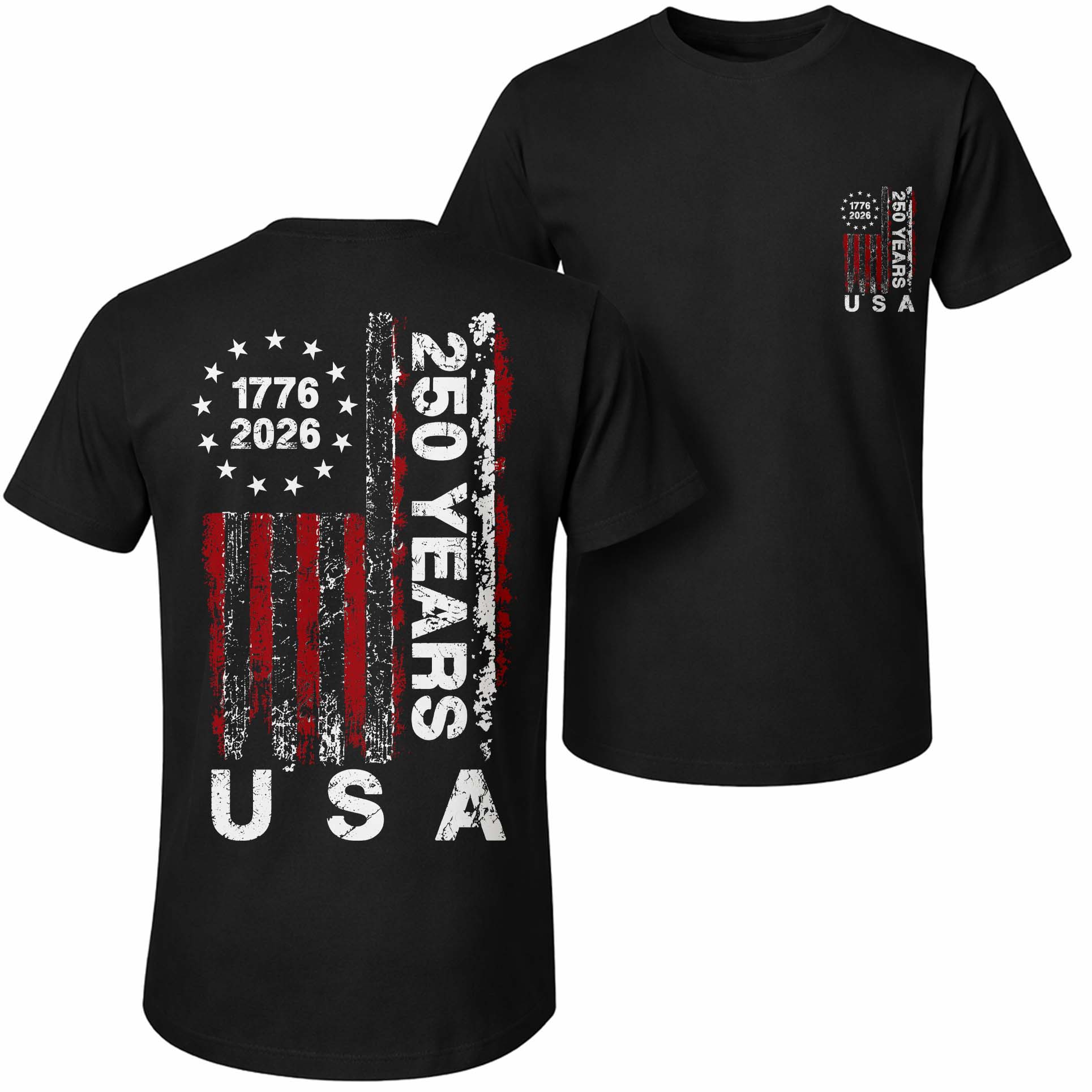 Men’s 100% Cotton Classic American Graphic T-Shirt, Vintage Streetwear Oversized Crew Neck, Soft Breathable Casual Short Sleeve Top for Summer Daily Wear-46