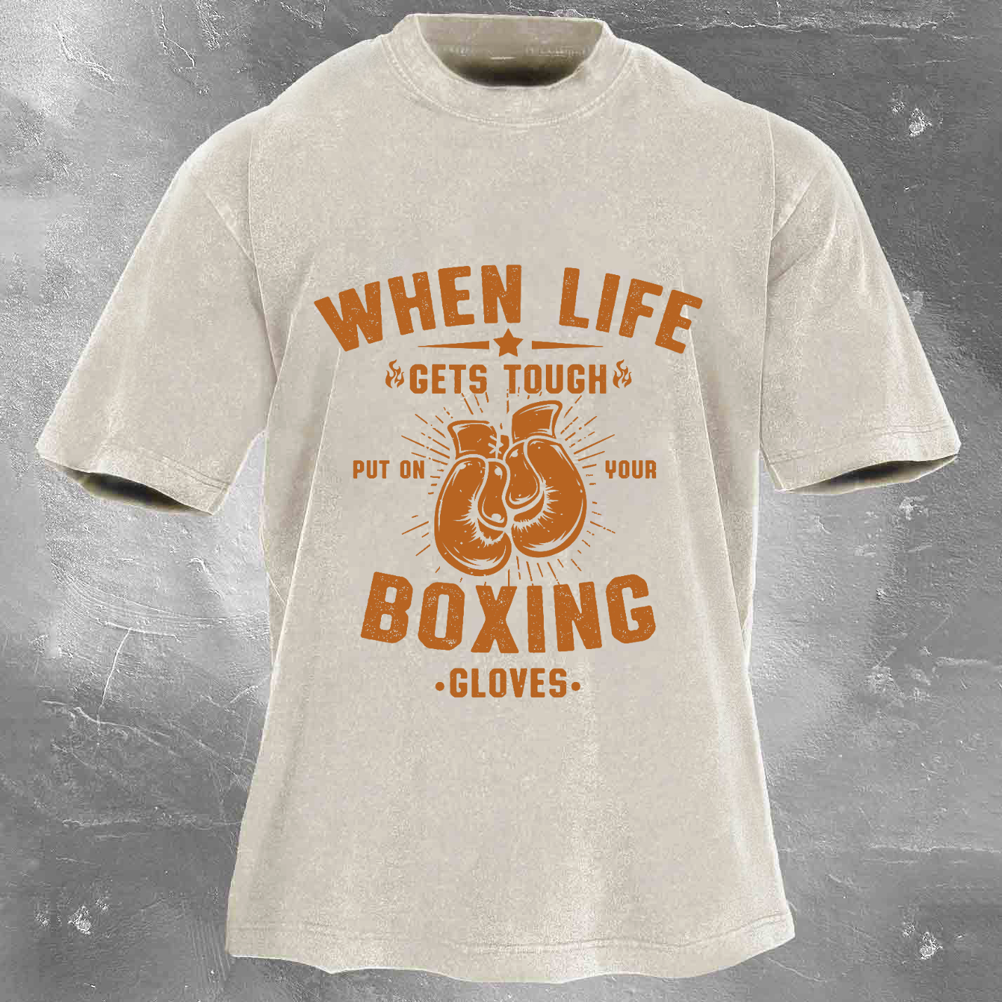 BOXING Unisex Washed T-shirt