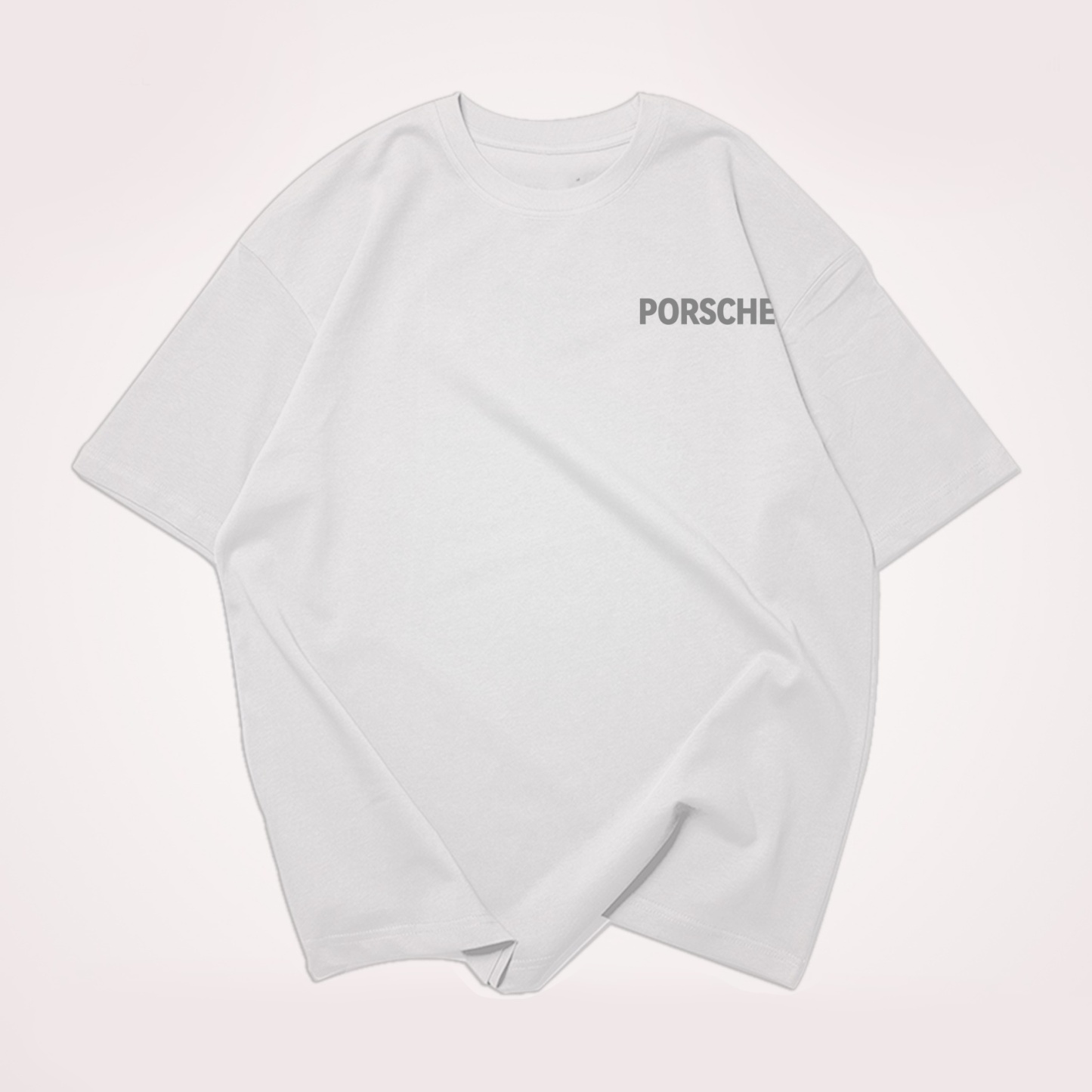 Classic Popular Sports Car Street Print Pure Cotton Casual T-Shirt 01