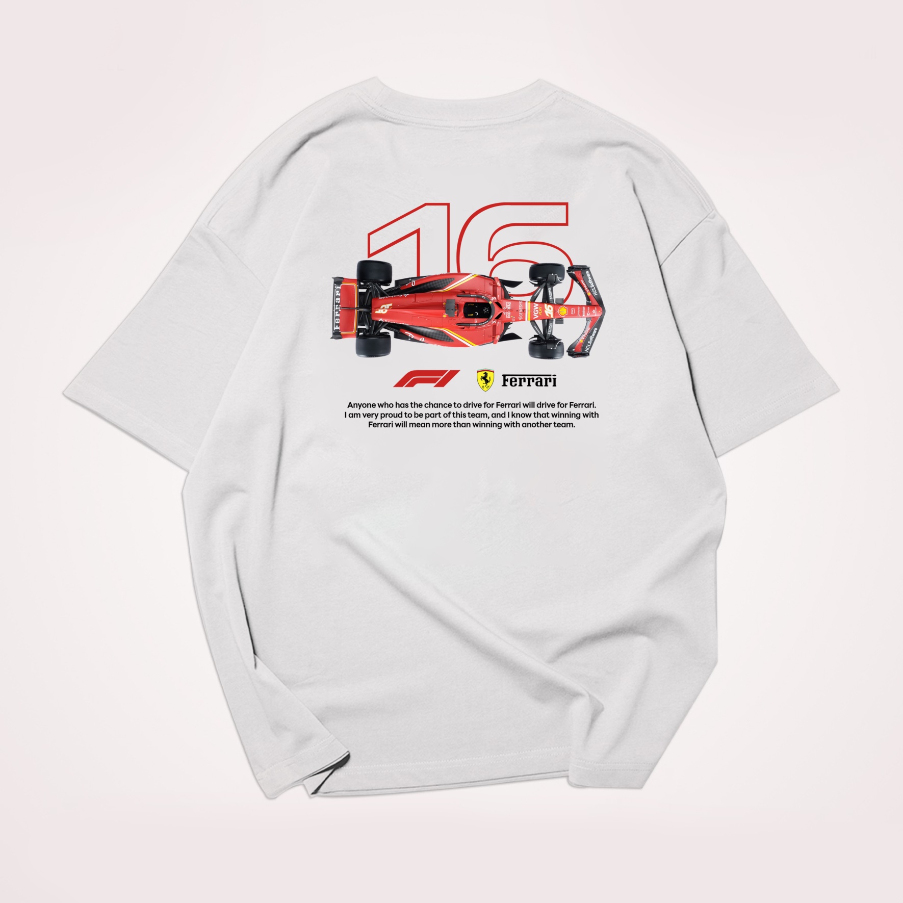Classic Racing Race Car Team Street Print Pure Cotton Casual T-Shirt 08