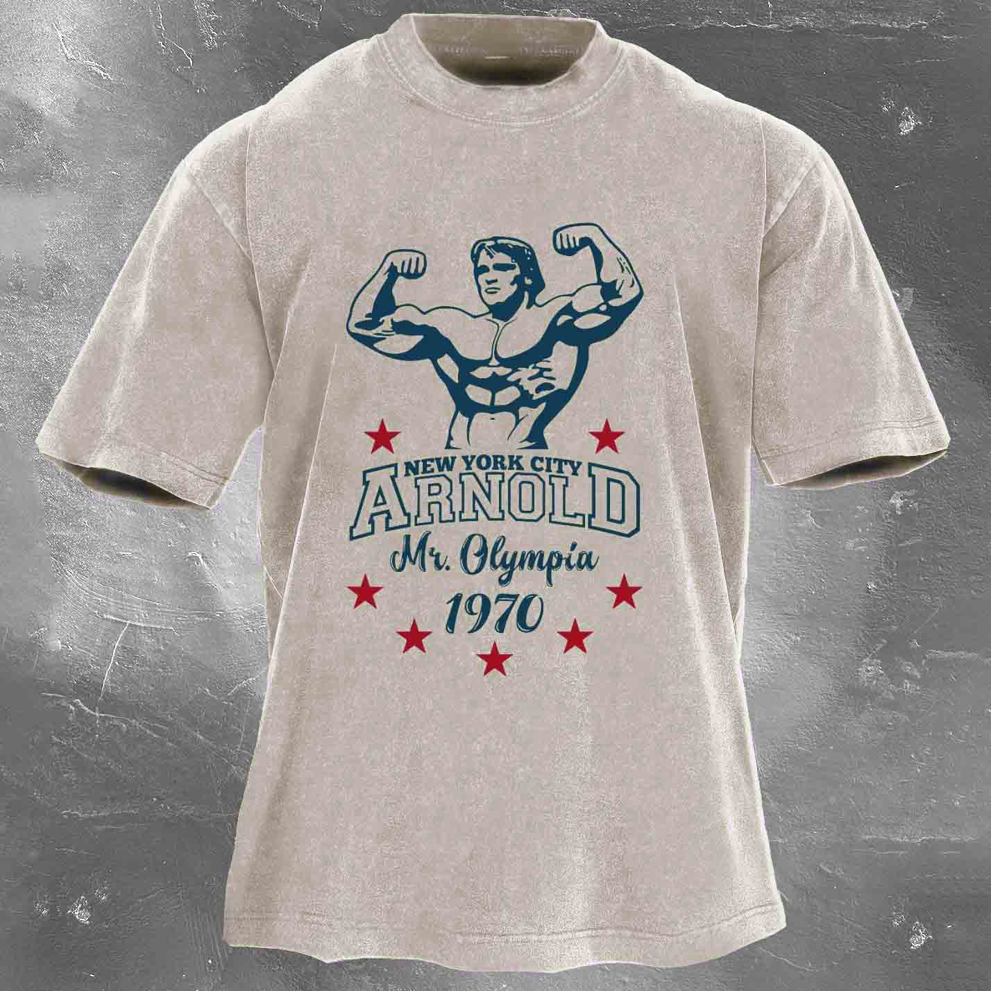 New York City Olympic Men's washed T-shirt