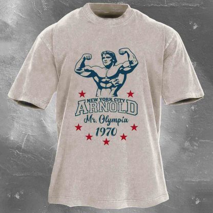 New York City Olympic Men's washed T-shirt