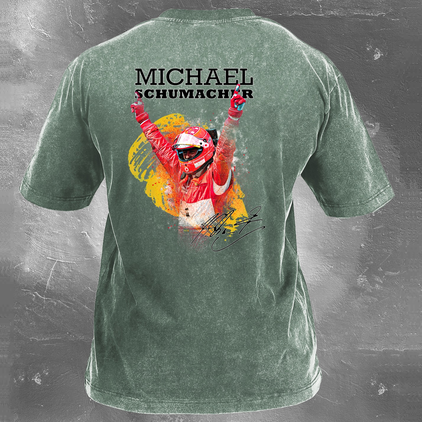 Racing Legend Vintage Cotton Washed T-Shirt 023