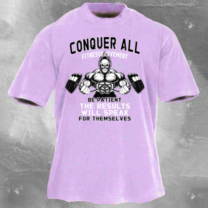 The Results Will Speak Unisex Vintage Washed T-Shirt