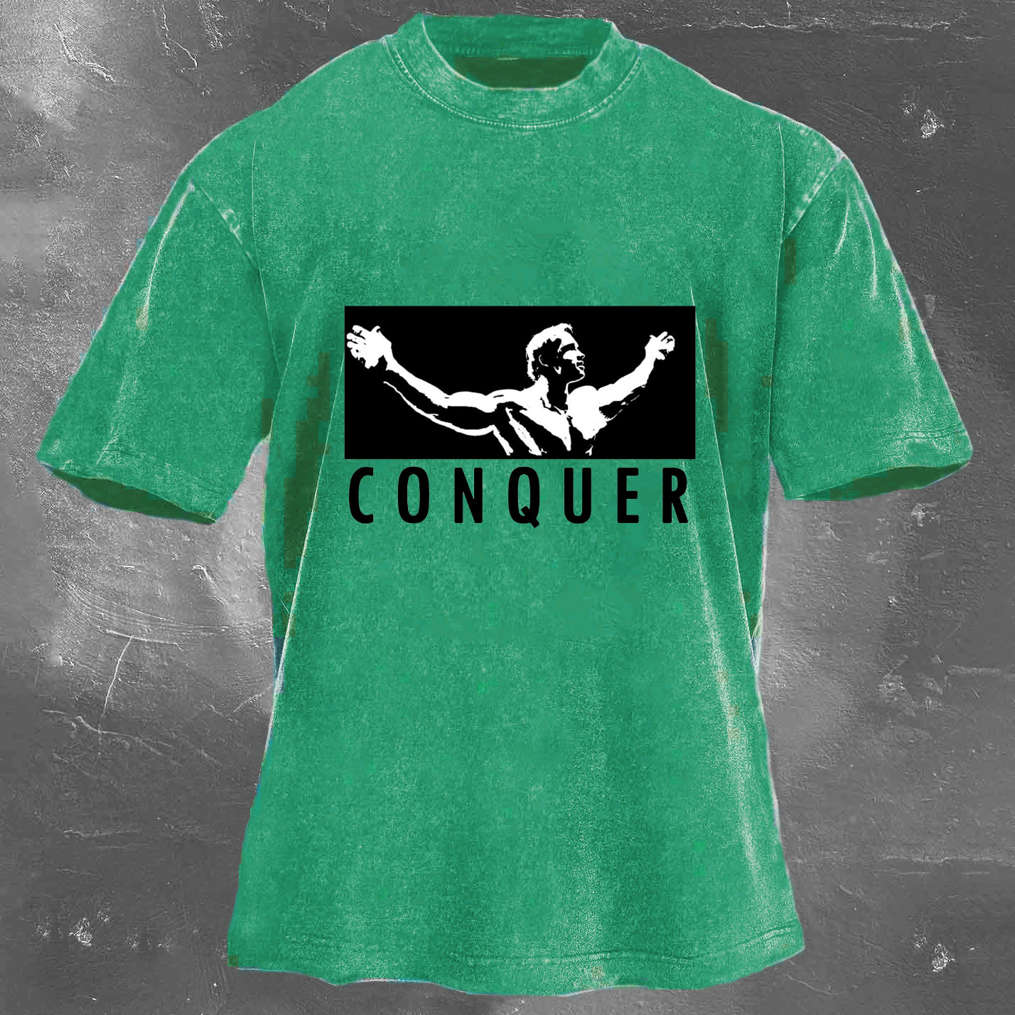CONQUER Unisex Washed T-shirt