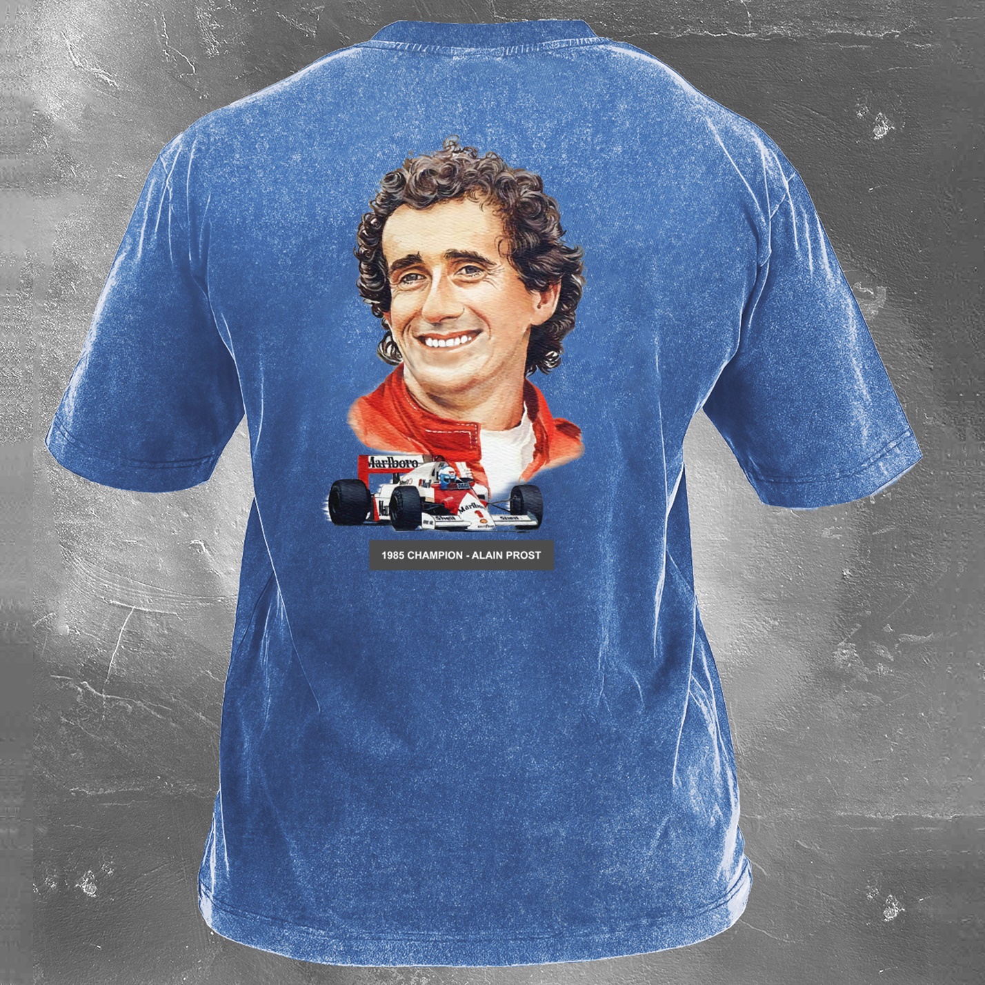 Racing Legend Vintage Cotton Washed T-Shirt 041