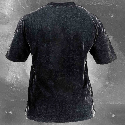 Enduro Racing Washed Vintage Casual Short Sleeve 16