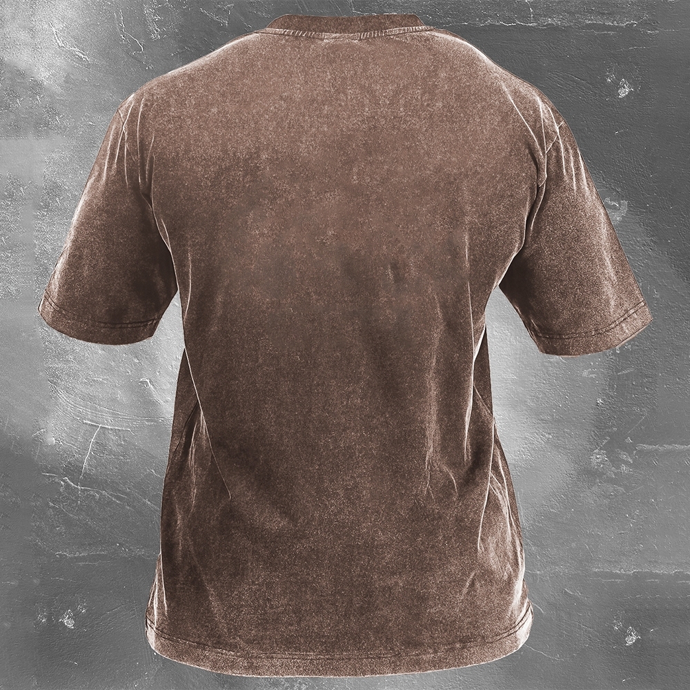 Enduro Racing Washed Vintage Casual Short Sleeve 08
