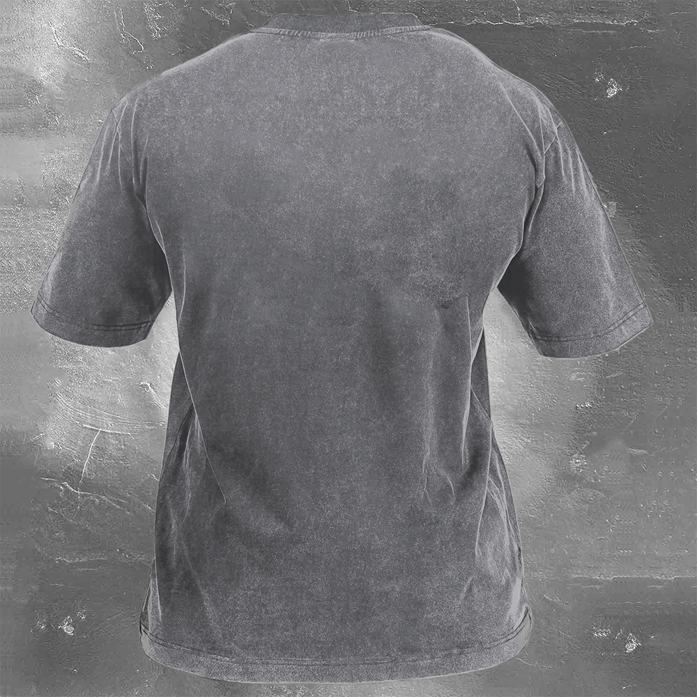 Enduro Racing Washed Vintage Casual Short Sleeve 08