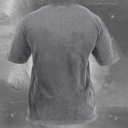 Enduro Racing Washed Vintage Casual Short Sleeve 08