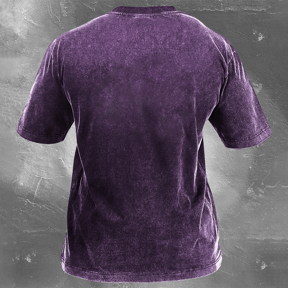 Enduro Racing Washed Vintage Casual Short Sleeve 08