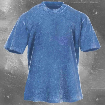 Enduro Racing Washed Vintage Casual Short Sleeve 19