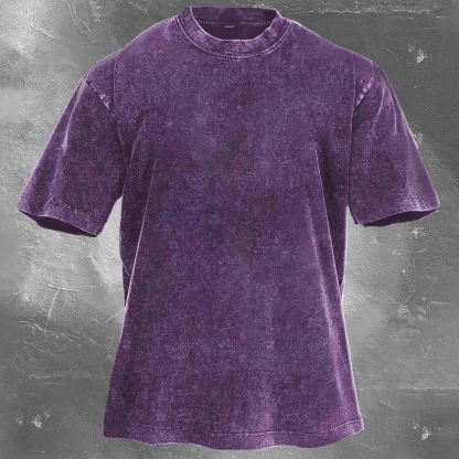 Enduro Racing Washed Vintage Casual Short Sleeve 19