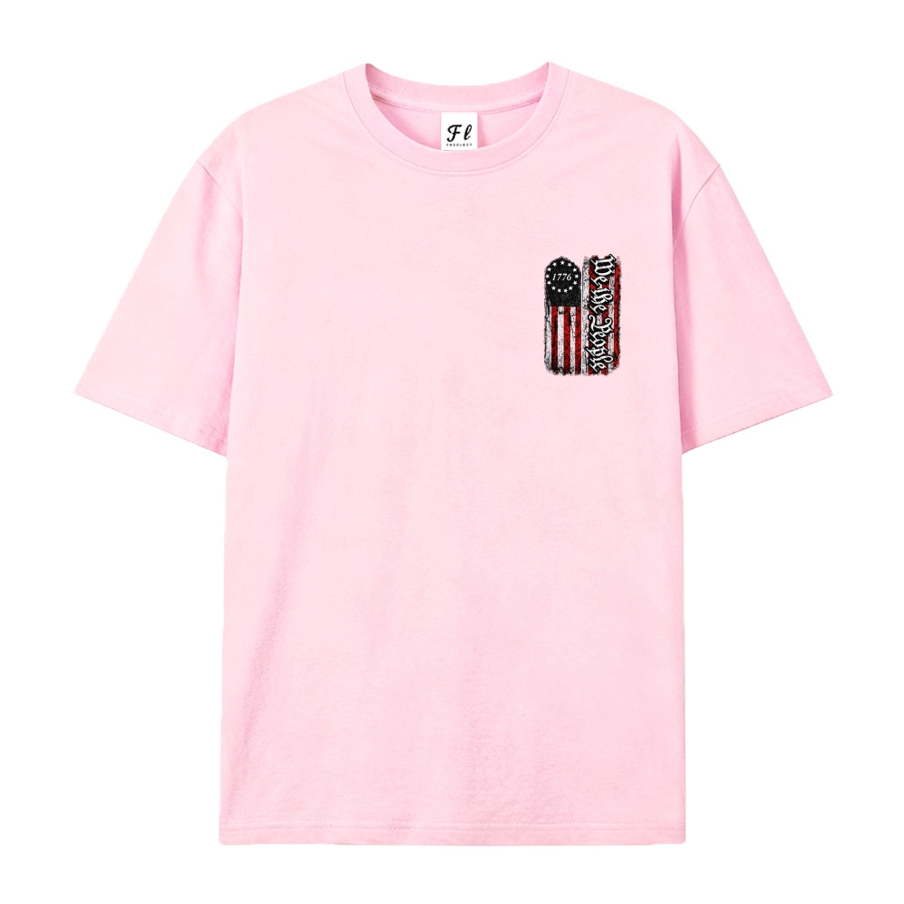Men’s 100% Cotton Classic American Graphic T-Shirt, Vintage Streetwear Oversized Crew Neck, Soft Breathable Casual Short Sleeve Top for Summer Daily Wear-62