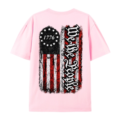Men’s 100% Cotton Classic American Graphic T-Shirt, Vintage Streetwear Oversized Crew Neck, Soft Breathable Casual Short Sleeve Top for Summer Daily Wear-62