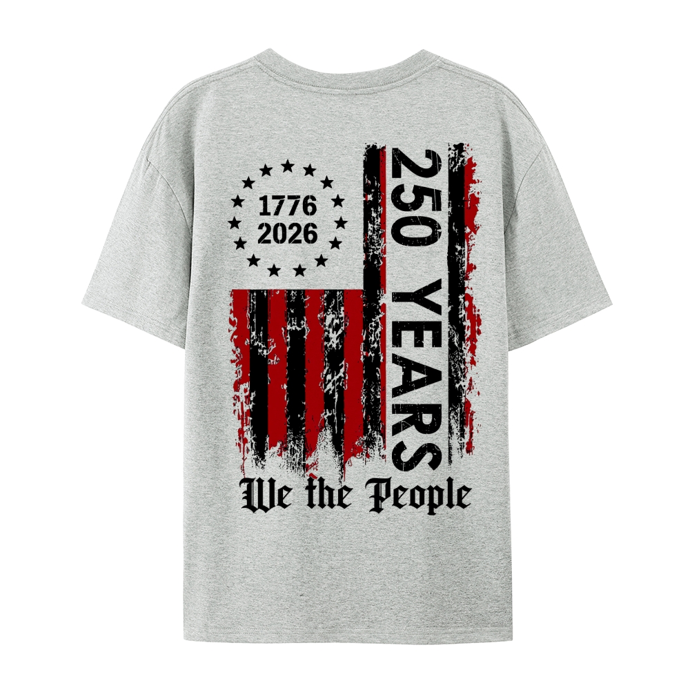 Men’s 100% Cotton Classic American Graphic T-Shirt, Vintage Streetwear Oversized Crew Neck, Soft Breathable Casual Short Sleeve Top for Summer Daily Wear-42