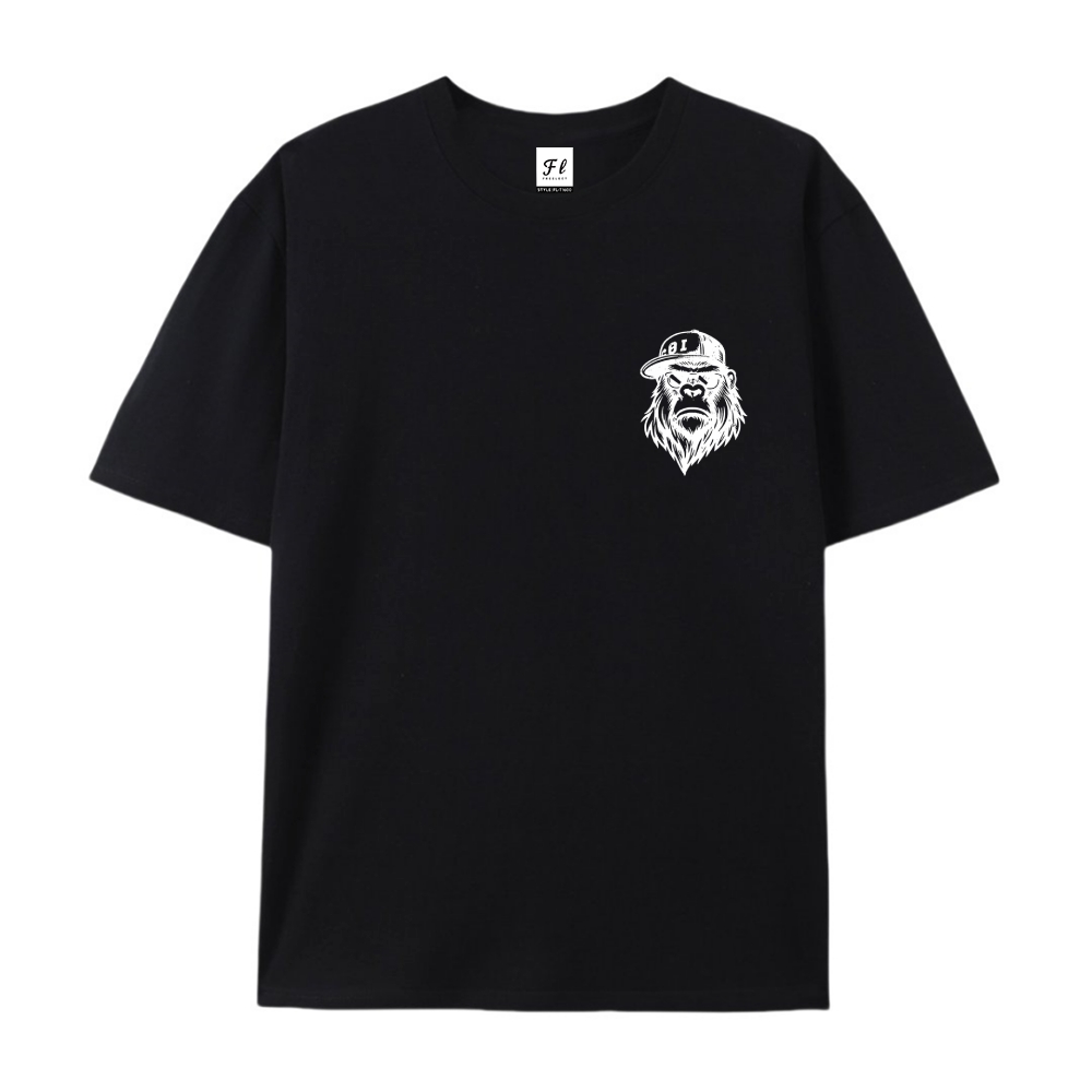 Men’s 100% Cotton Classic American Graphic T-Shirt, Vintage Streetwear Oversized Crew Neck, Soft Breathable Casual Short Sleeve Top for Summer Daily Wear-36