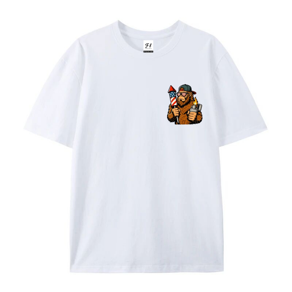 Men’s 100% Cotton Classic American Graphic T-Shirt, Vintage Streetwear Oversized Crew Neck, Soft Breathable Casual Short Sleeve Top for Summer Daily Wear-24