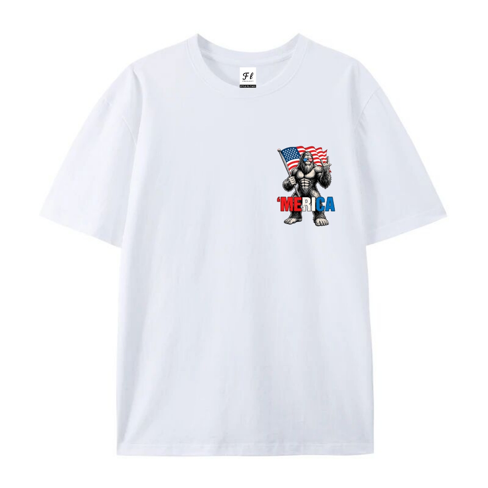 Men’s 100% Cotton Classic American Graphic T-Shirt, Vintage Streetwear Oversized Crew Neck, Soft Breathable Casual Short Sleeve Top for Summer Daily Wear-41
