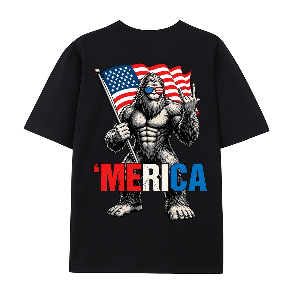 Men’s 100% Cotton Classic American Graphic T-Shirt, Vintage Streetwear Oversized Crew Neck, Soft Breathable Casual Short Sleeve Top for Summer Daily Wear-41