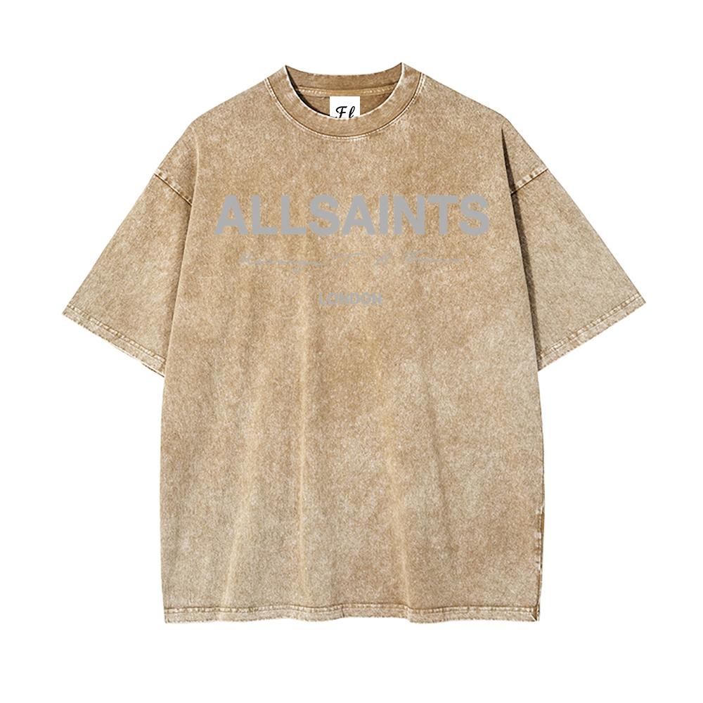 Men’s 100% Cotton Washed T-Shirt, Vintage Streetwear Oversized Short Sleeve Crew Neck Tee, Soft Breathable Casual Top for Summer Daily Wear
