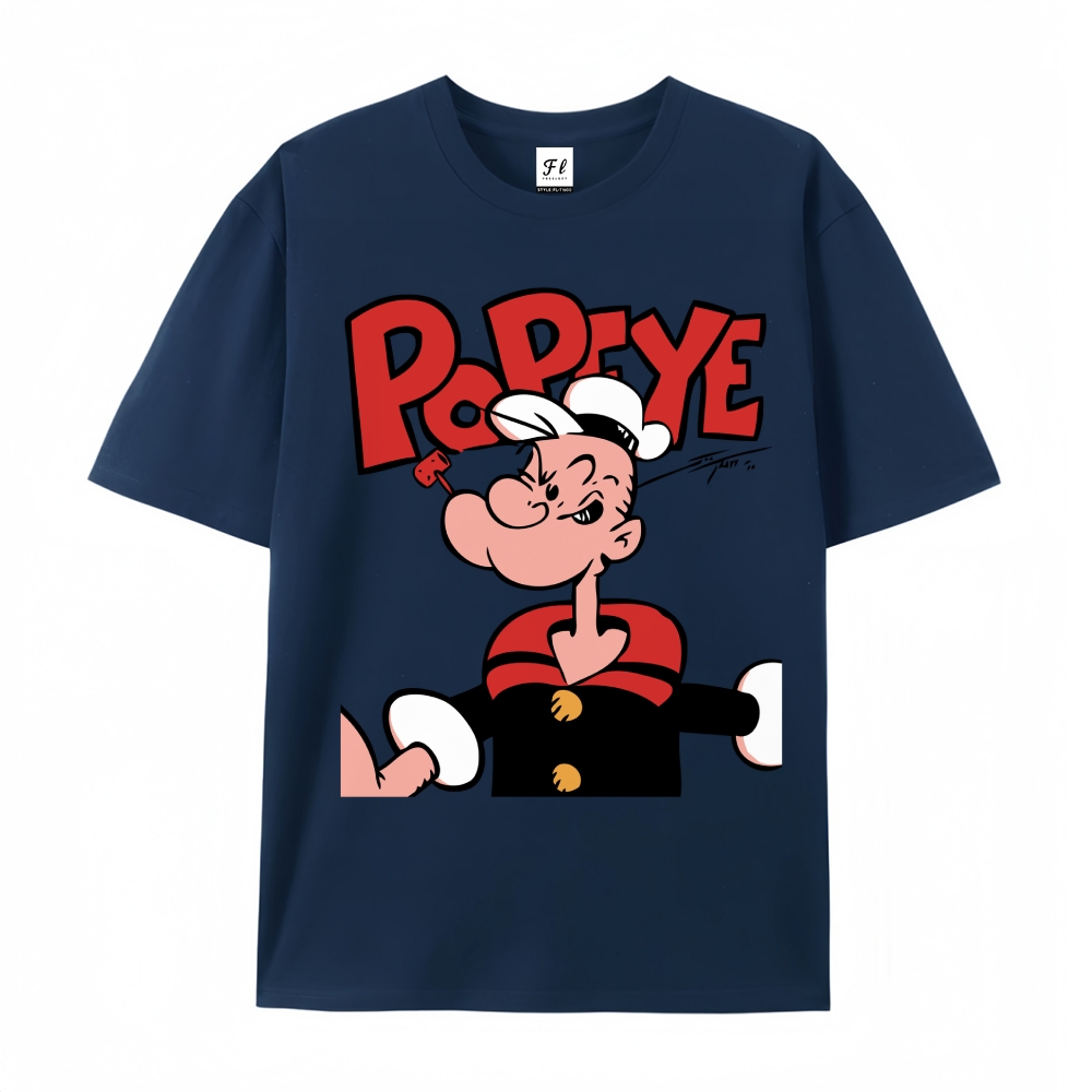 Men’s 100% Cotton Classic American Graphic T-Shirt, Vintage Streetwear Oversized Crew Neck, Soft Breathable Casual Short Sleeve Top for Summer Daily Wear-07