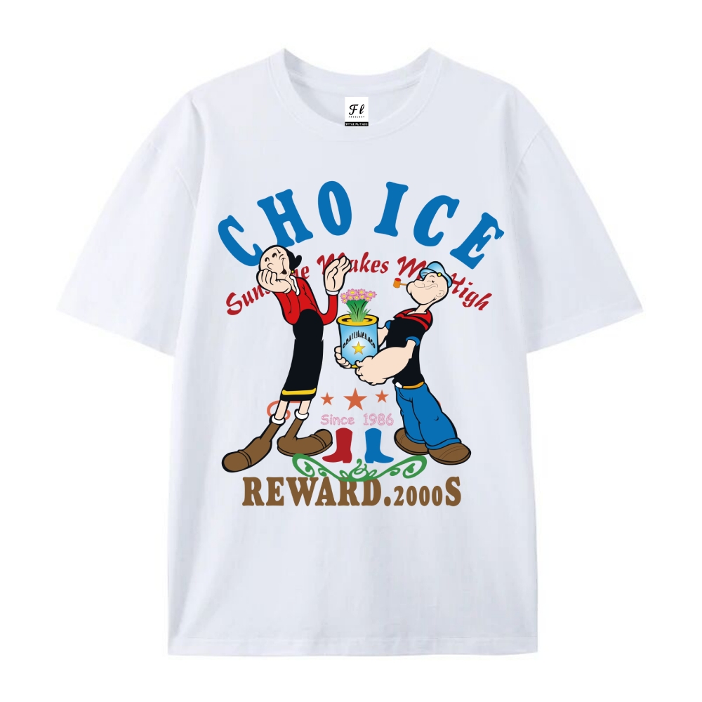 Men’s 100% Cotton Classic American Graphic T-Shirt, Vintage Streetwear Oversized Crew Neck, Soft Breathable Casual Short Sleeve Top for Summer Daily Wear-17
