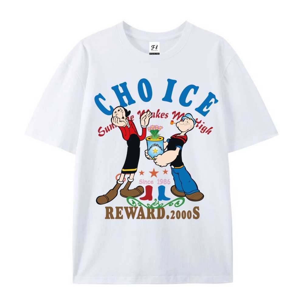 Men’s 100% Cotton Classic American Graphic T-Shirt, Vintage Streetwear Oversized Crew Neck, Soft Breathable Casual Short Sleeve Top for Summer Daily Wear-17