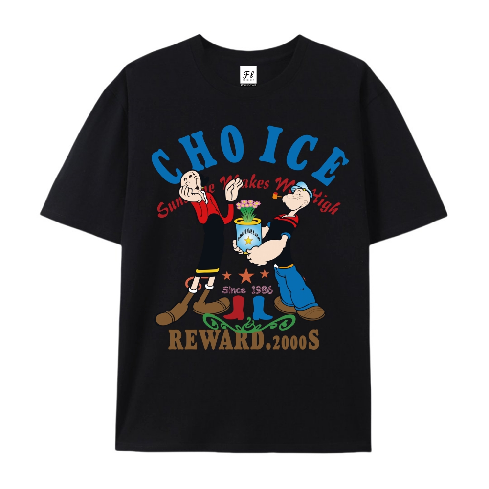 Men’s 100% Cotton Classic American Graphic T-Shirt, Vintage Streetwear Oversized Crew Neck, Soft Breathable Casual Short Sleeve Top for Summer Daily Wear-17