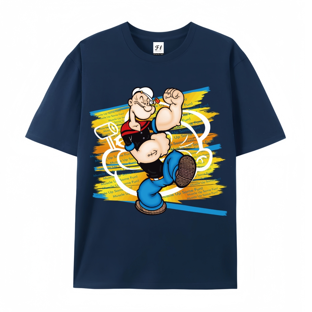 Men’s 100% Cotton Classic American Graphic T-Shirt, Vintage Streetwear Oversized Crew Neck, Soft Breathable Casual Short Sleeve Top for Summer Daily Wear-31