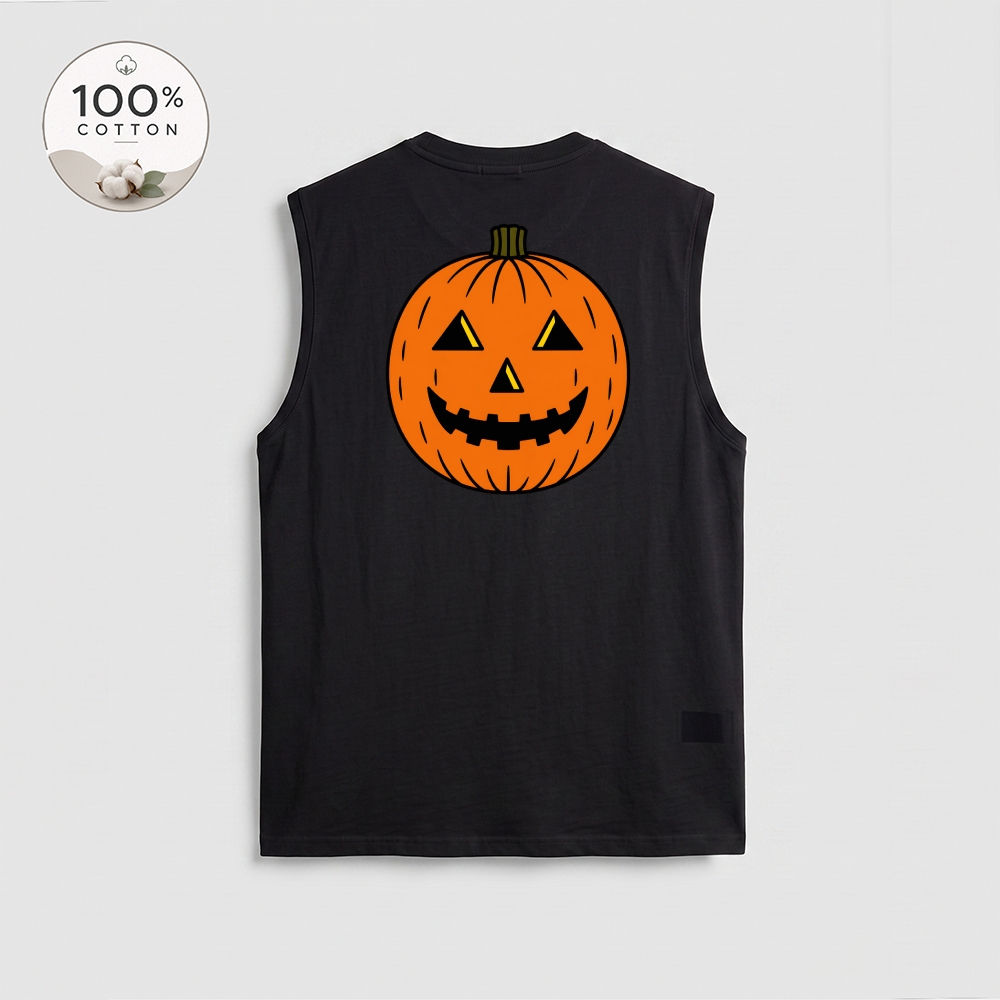 Men’s 100% Cotton Classic American Graphic Tank Top, Vintage Streetwear Oversized Crew Neck, Soft Breathable Casual Sleeveless Top for Summer Daily Wear-19