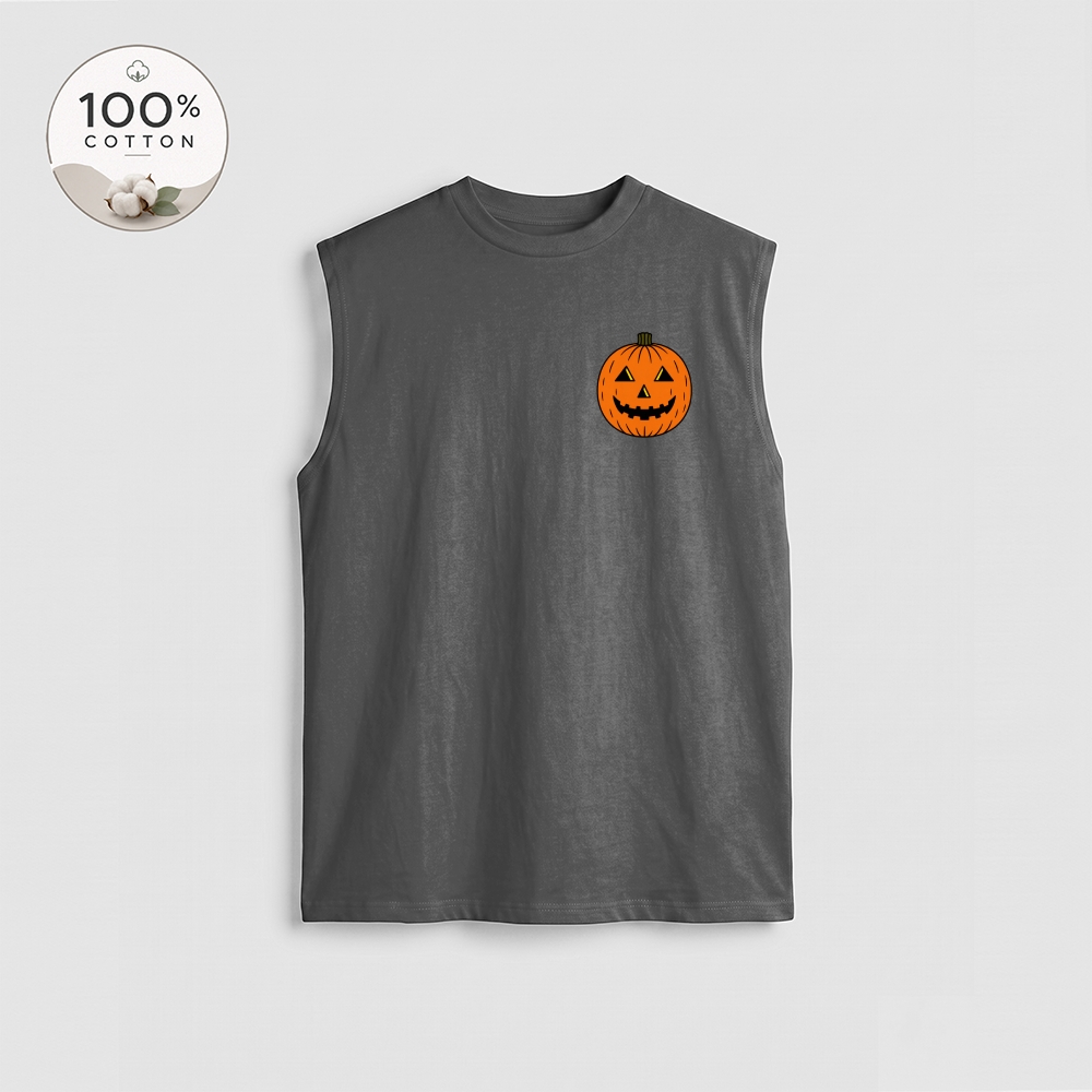 Men’s 100% Cotton Classic American Graphic Tank Top, Vintage Streetwear Oversized Crew Neck, Soft Breathable Casual Sleeveless Top for Summer Daily Wear-19
