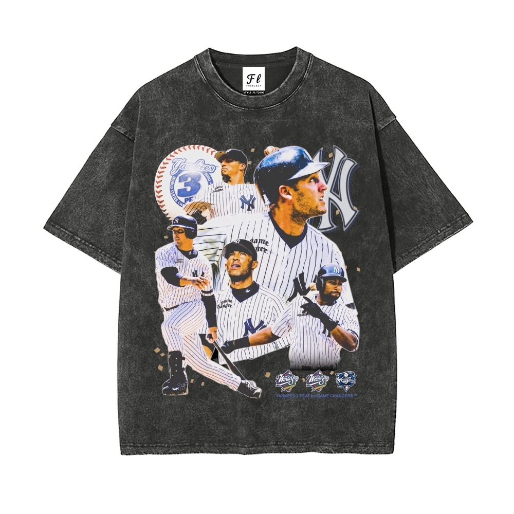 Men’s 100% Cotton Washed T-Shirt, Vintage Streetwear Oversized Short Sleeve Crew Neck Tee, Soft Breathable Casual Top for Summer Daily Wear-41
