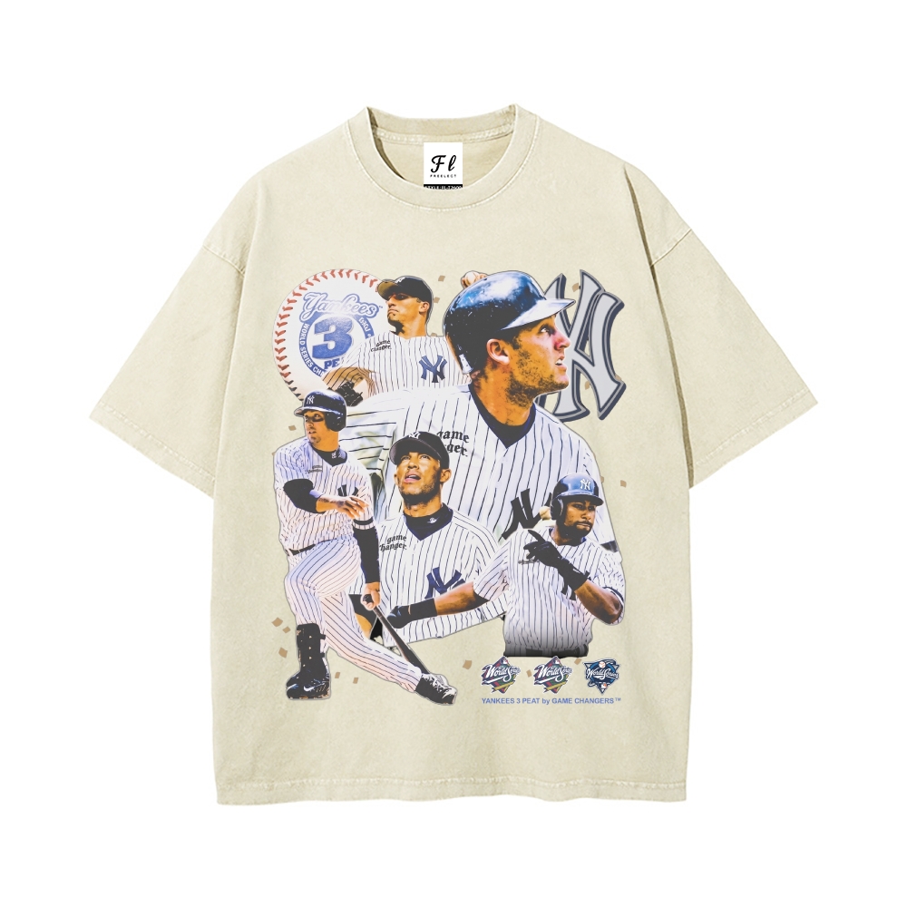 Men’s 100% Cotton Washed T-Shirt, Vintage Streetwear Oversized Short Sleeve Crew Neck Tee, Soft Breathable Casual Top for Summer Daily Wear-41