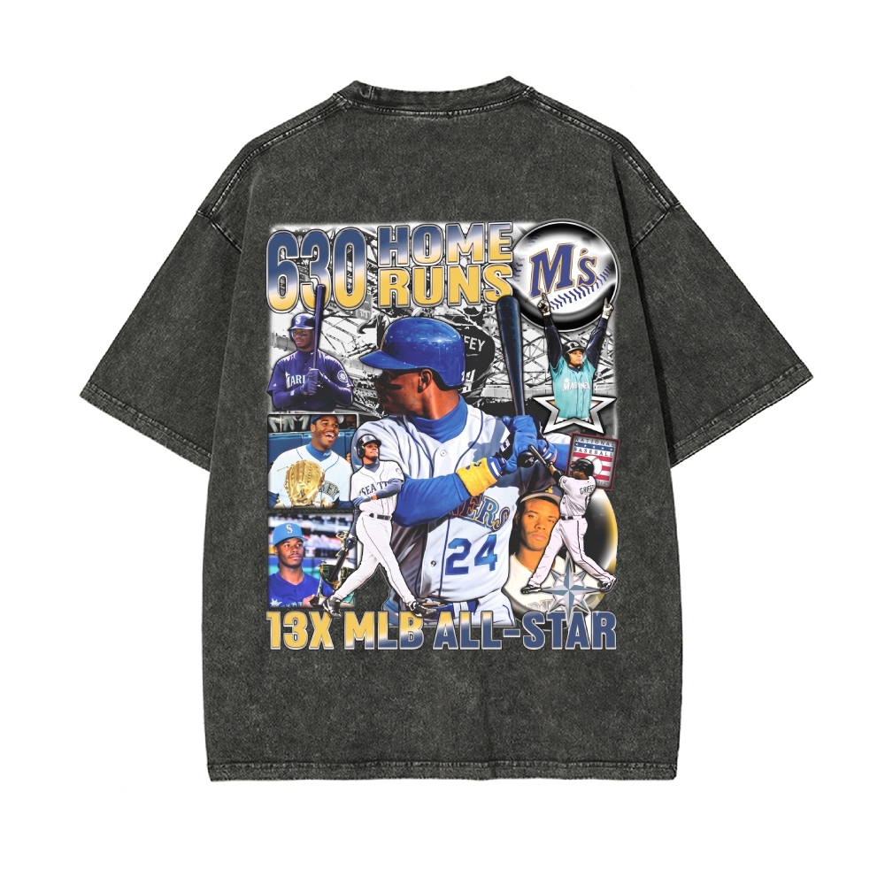 Men’s 100% Cotton Washed T-Shirt, Vintage Streetwear Oversized Short Sleeve Crew Neck Tee, Soft Breathable Casual Top for Summer Daily Wear-32