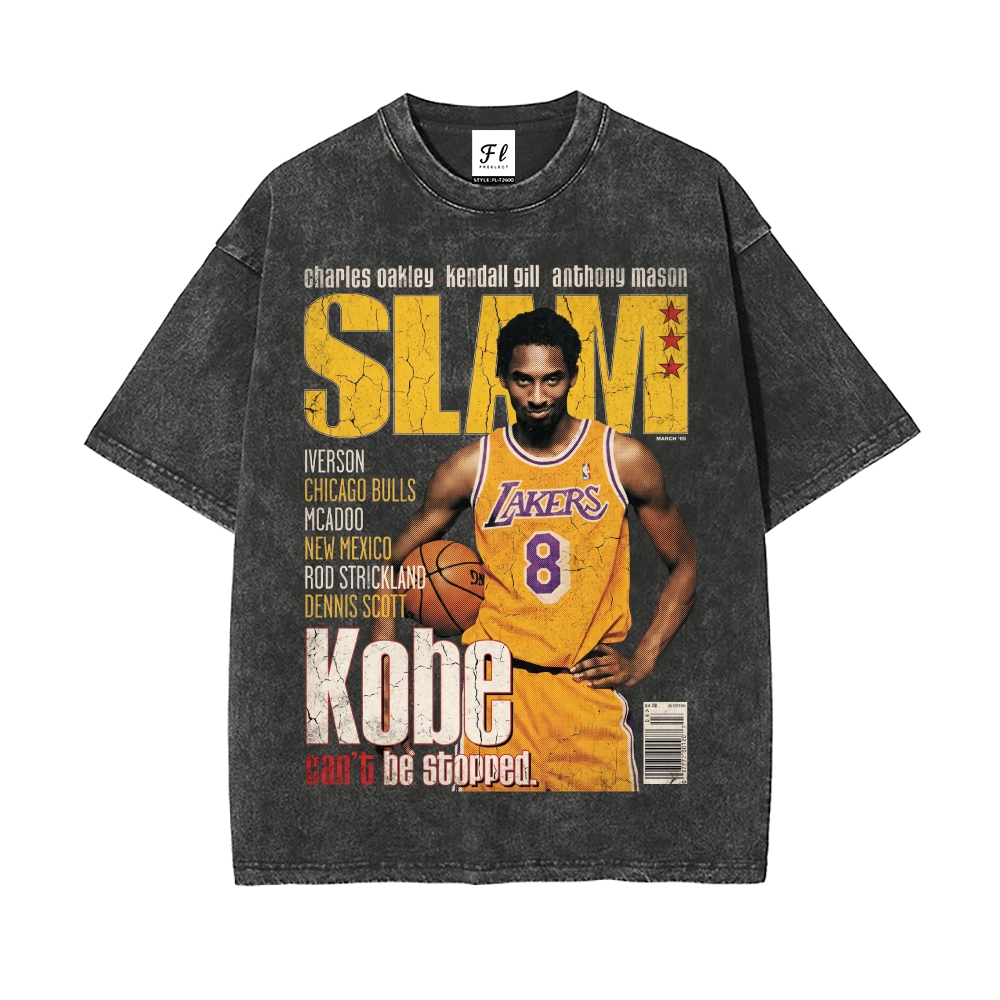 Men’s 100% Cotton Washed T-Shirt, Vintage Streetwear Oversized Short Sleeve Crew Neck Tee, Soft Breathable Casual Top for Summer Daily Wear-35