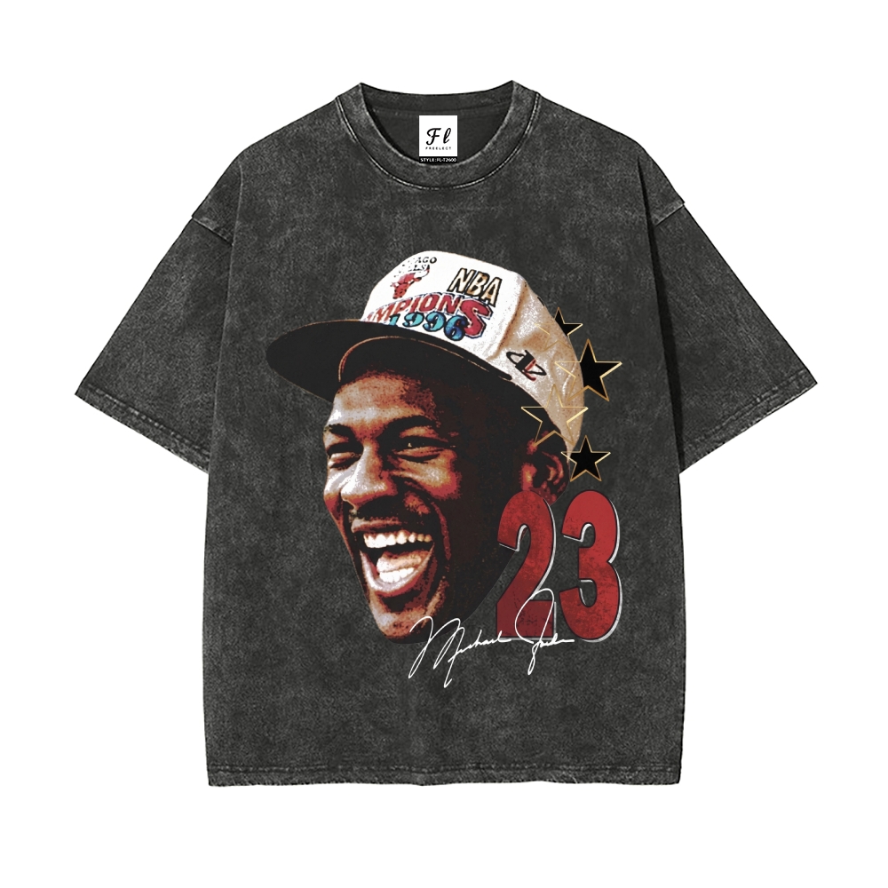 Men’s 100% Cotton Washed T-Shirt, Vintage Streetwear Oversized Short Sleeve Crew Neck Tee, Soft Breathable Casual Top for Summer Daily Wear-40