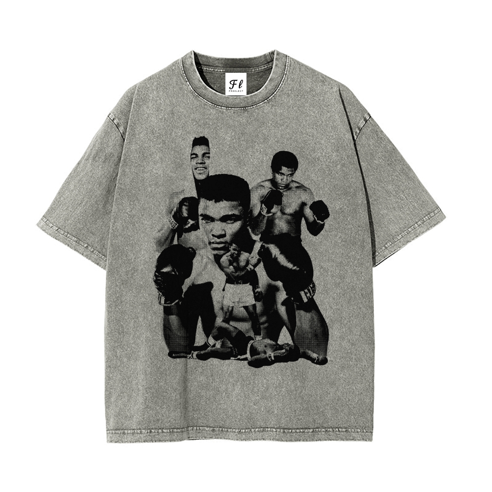 Men’s 100% Cotton Washed T-Shirt, Vintage Streetwear Oversized Short Sleeve Crew Neck Tee, Soft Breathable Casual Top for Summer Daily Wear-51