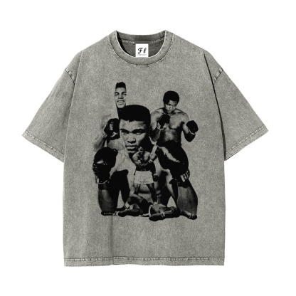 Men’s 100% Cotton Washed T-Shirt, Vintage Streetwear Oversized Short Sleeve Crew Neck Tee, Soft Breathable Casual Top for Summer Daily Wear-51
