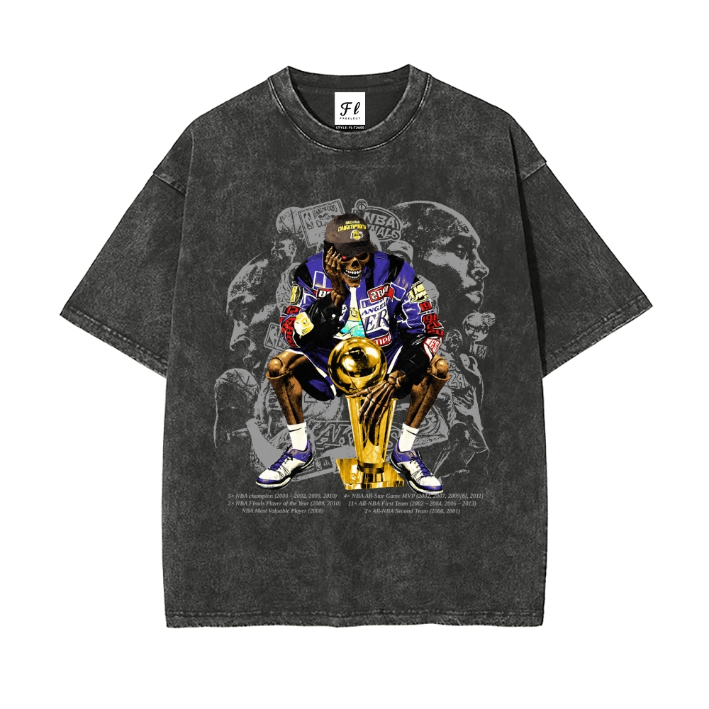 Men’s 100% Cotton Washed T-Shirt, Vintage Streetwear Oversized Short Sleeve Crew Neck Tee, Soft Breathable Casual Top for Summer Daily Wear-86