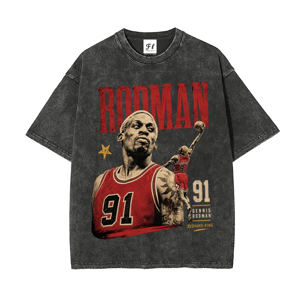 Men’s 100% Cotton Washed T-Shirt, Vintage Streetwear Oversized Short Sleeve Crew Neck Tee, Soft Breathable Casual Top for Summer Daily Wear-84