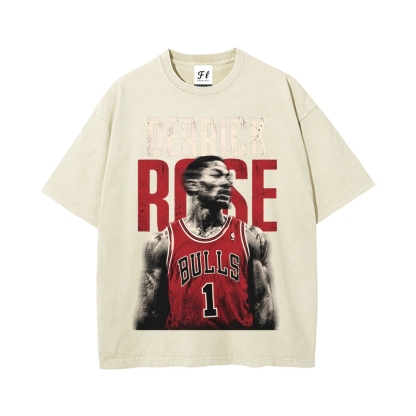 Men’s 100% Cotton Washed T-Shirt, Vintage Streetwear Oversized Short Sleeve Crew Neck Tee, Soft Breathable Casual Top for Summer Daily Wear-80