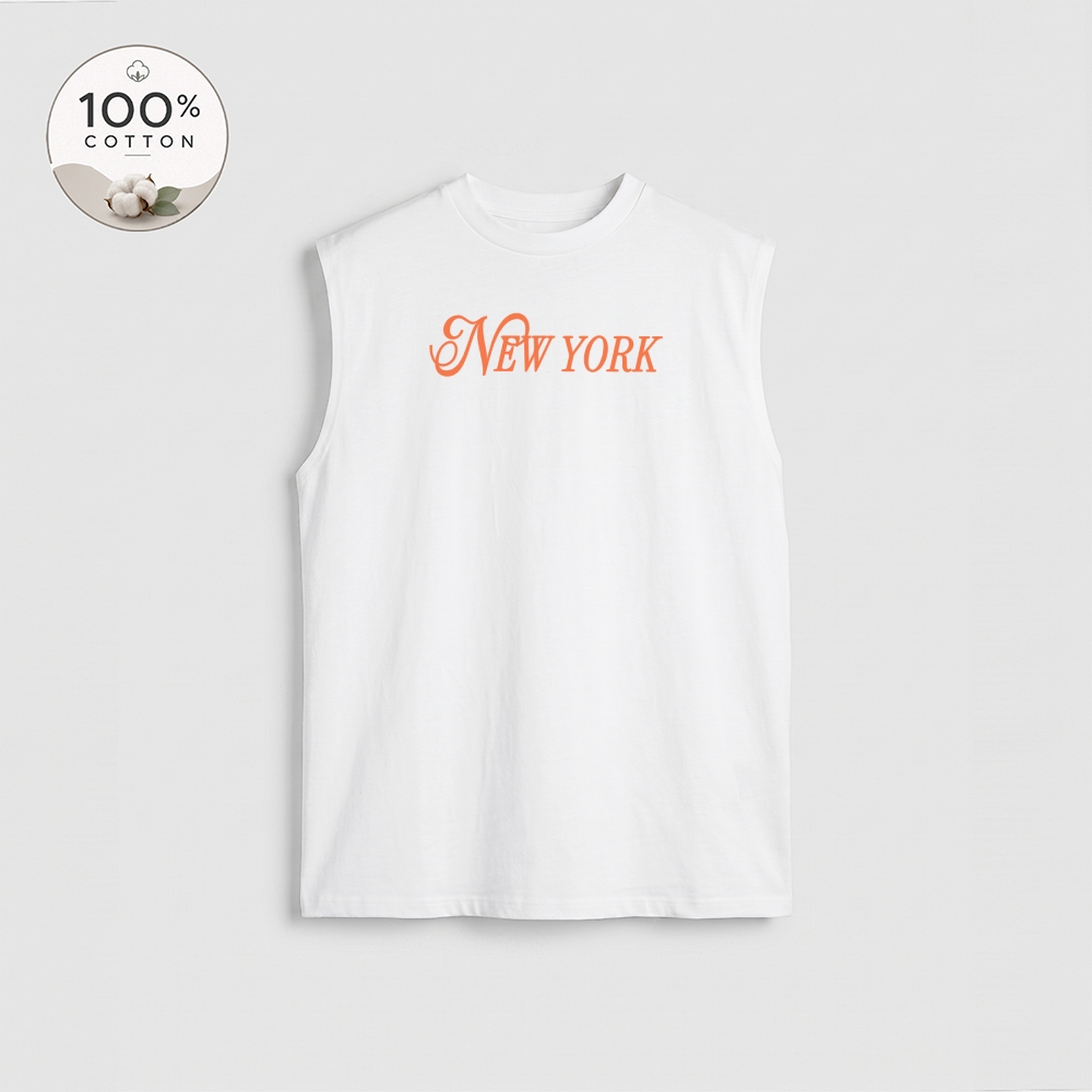 Men’s 100% Cotton Classic American Graphic Tank Top, Vintage Streetwear Oversized Crew Neck, Soft Breathable Casual Sleeveless Top for Summer Daily Wear-02