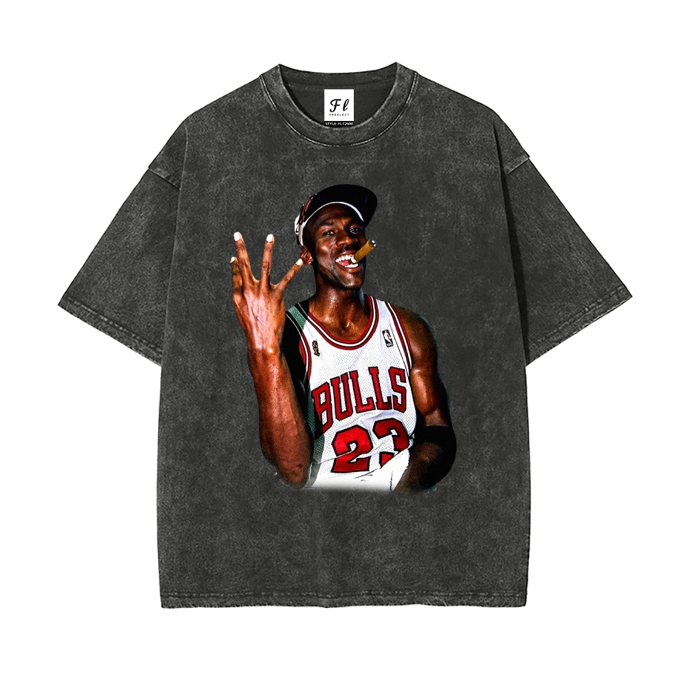 Men’s 100% Cotton Washed T-Shirt, Vintage Streetwear Oversized Short Sleeve Crew Neck Tee, Soft Breathable Casual Top for Summer Daily Wear-89