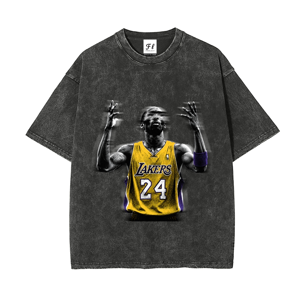Men’s 100% Cotton Washed T-Shirt, Vintage Streetwear Oversized Short Sleeve Crew Neck Tee, Soft Breathable Casual Top for Summer Daily Wear-58