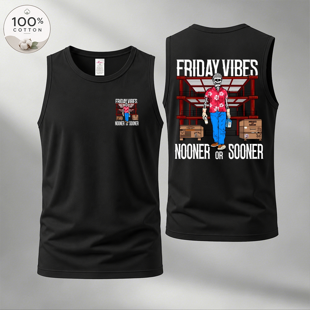 Men’s 100% Cotton Classic American Graphic Tank Top, Vintage Streetwear Oversized Crew Neck, Soft Breathable Casual Sleeveless Top for Summer Daily Wear-04