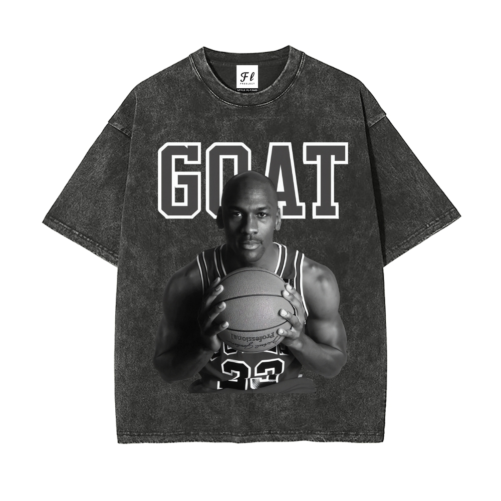 Men’s 100% Cotton Washed T-Shirt, Vintage Streetwear Oversized Short Sleeve Crew Neck Tee, Soft Breathable Casual Top for Summer Daily Wear-87