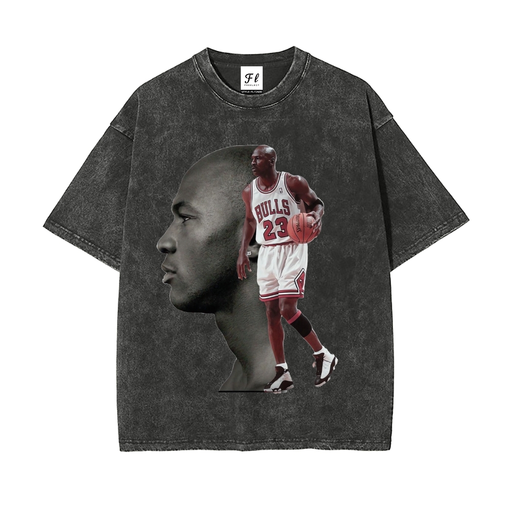Men’s 100% Cotton Washed T-Shirt, Vintage Streetwear Oversized Short Sleeve Crew Neck Tee, Soft Breathable Casual Top for Summer Daily Wear-90
