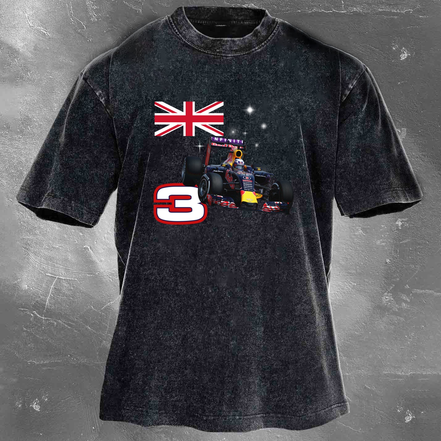 Racing Legend Vintage Cotton Washed T-Shirt 040