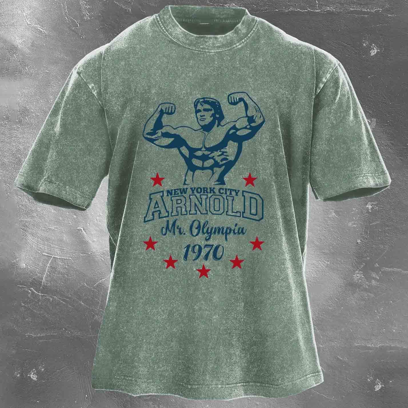 New York City Olympic Men's washed T-shirt